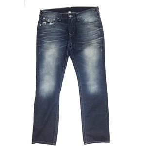 True Religion dark blue Skinny Jeans